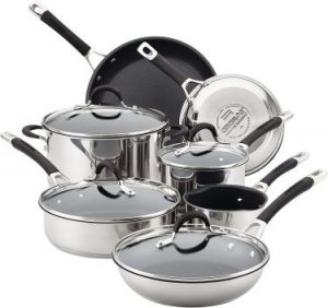 Circulon Momentum Stainless Steel Nonstick Cookware Set