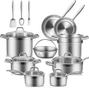 Duxtop Professional Stainless Steel Pots and Pans Set