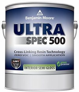 Benjamin Moore Ultra Spec 500 Interior Paint - Semi-Gloss Finish