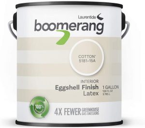 Boomerang Eco-Friendly Interior Paint - Eggshell Finish (Cotton)