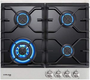 GASLAND 24 Inch Built-in Gas Cooktop - Chef GH60BF 4 Burner Gas Hob