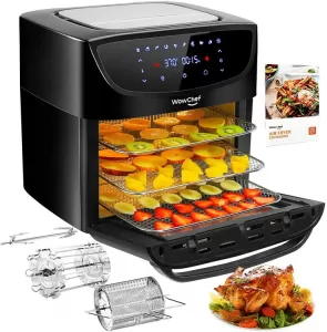 WowChef 10-in-1 Air Fryer Oven, 20 Quart Airfryer Toaster Oven Combo