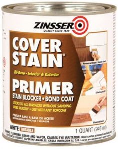 Zinsser 03504 Cover Stain Interior Exterior Oil Primer Sealer - 1 Quart