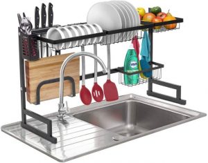 Sorbus Over-The-Sink Dish Drying Display Rack Stand