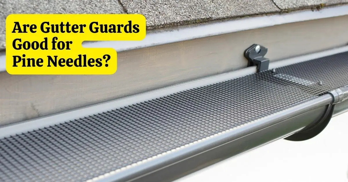Micro Mesh Gutter Guard Pine Needles