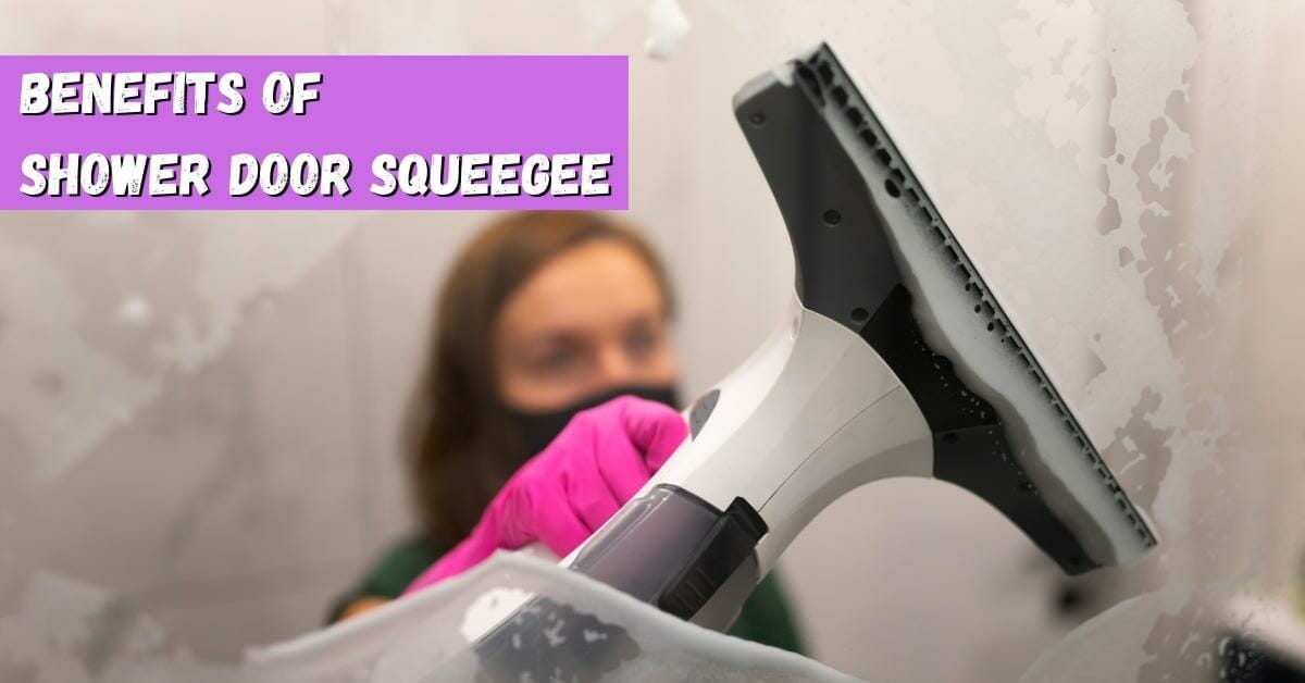 how to use a squeegee on shower doors