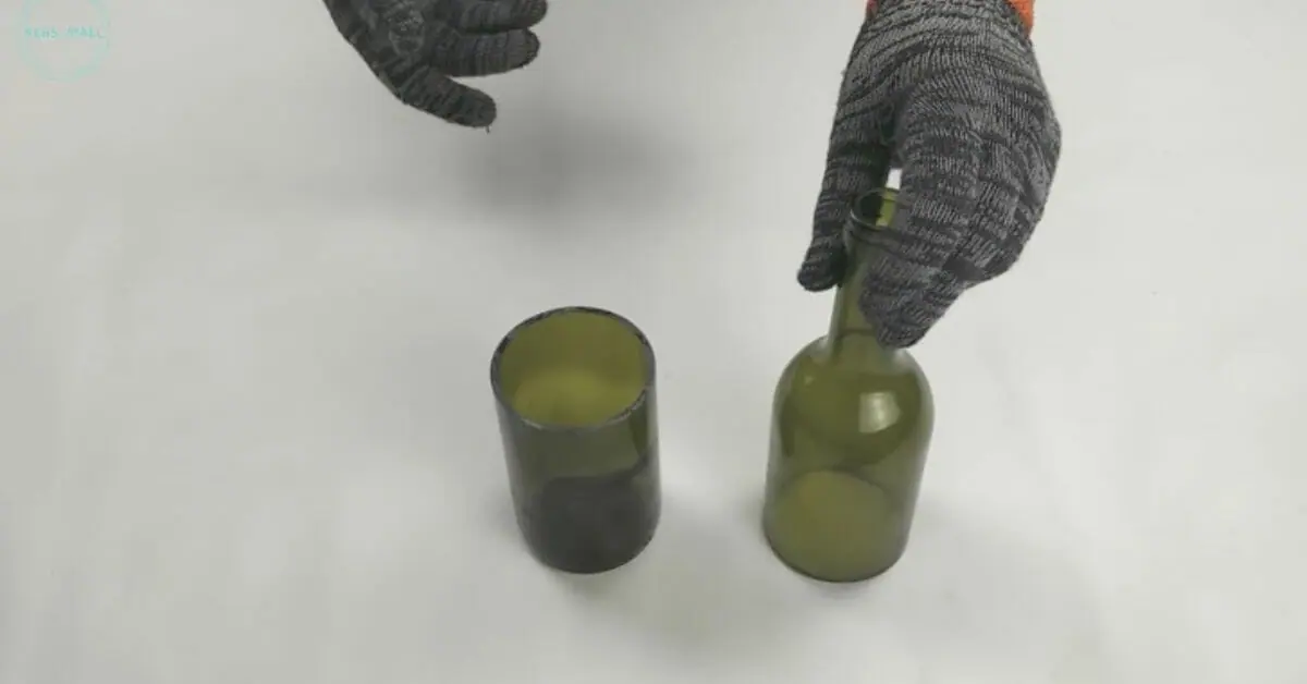 how to cut glass bottles at home