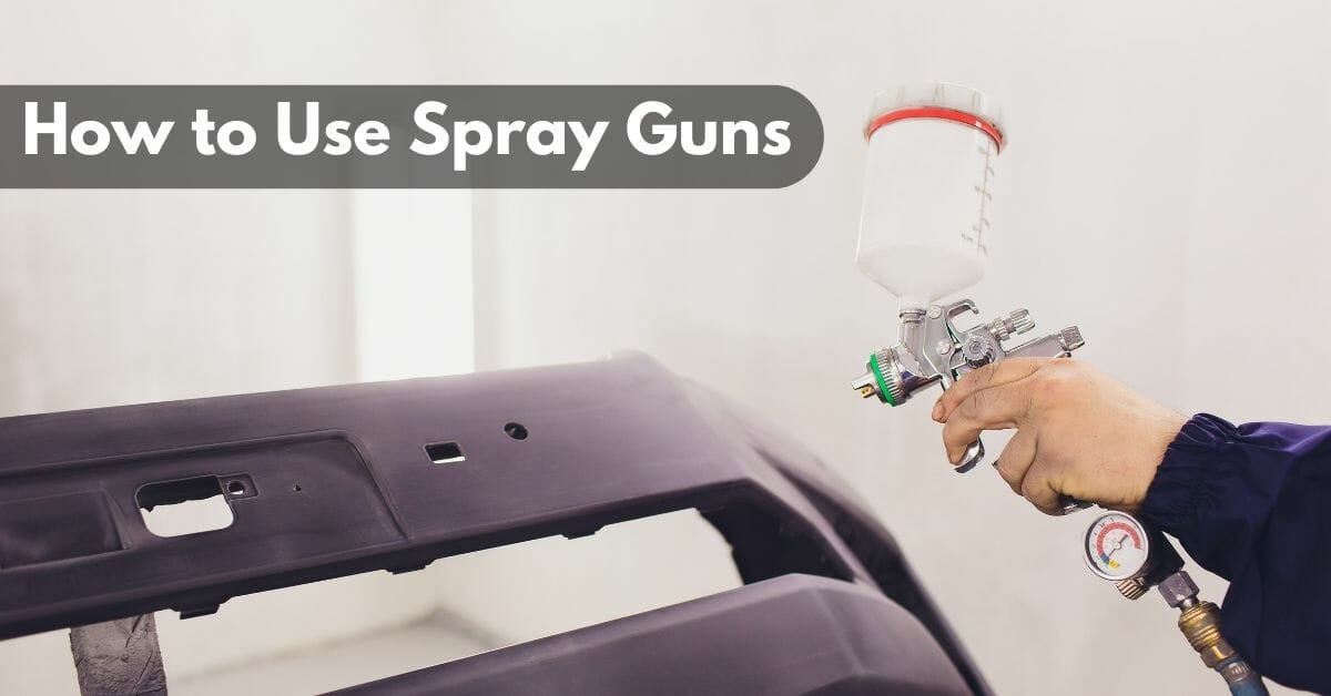 How Do You Use a Automotive Paint Gun