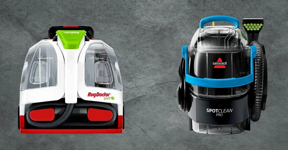 Rug Doctor Portable Spot Cleaner vs Bissell
