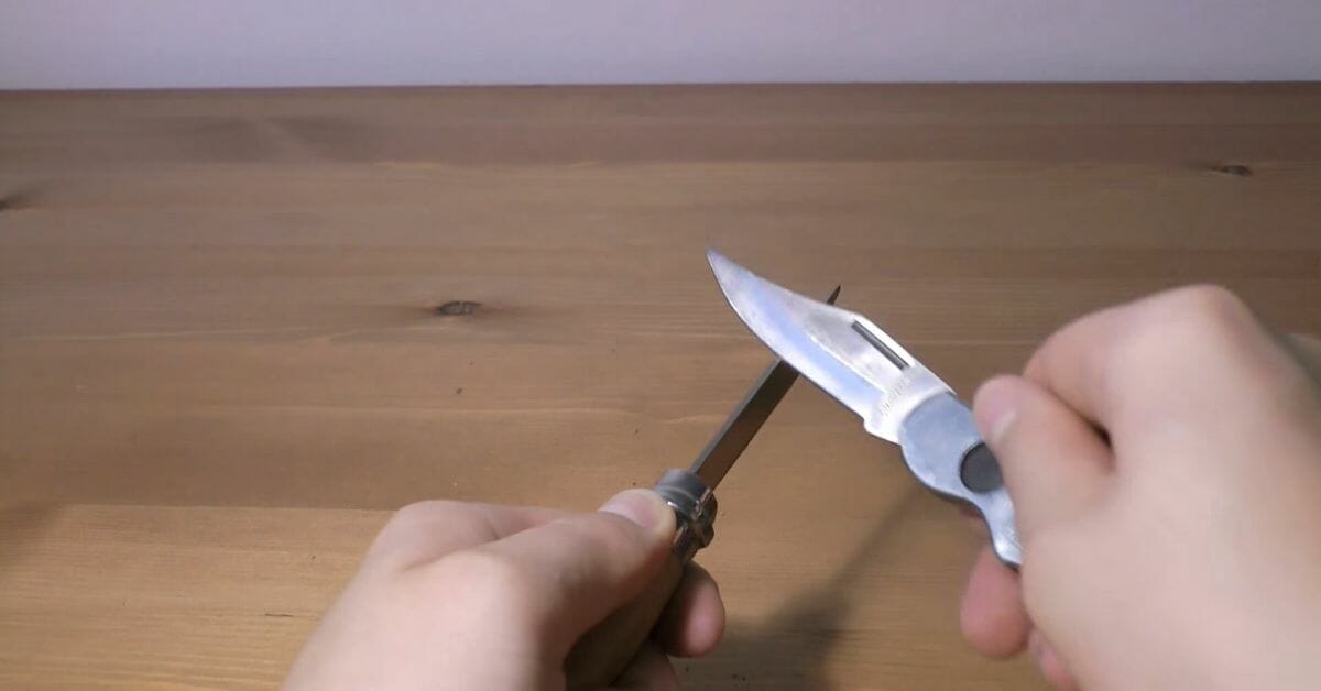 How to Sharpen a Knife with Another Knife?