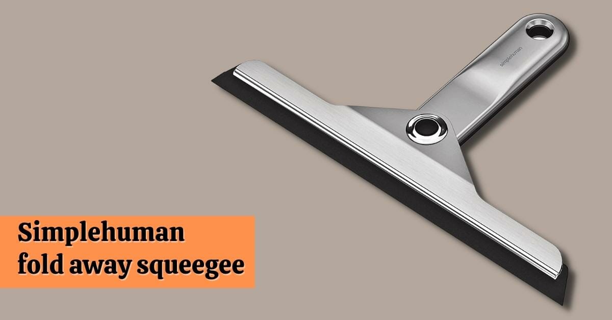 Simplehuman fold away squeegee