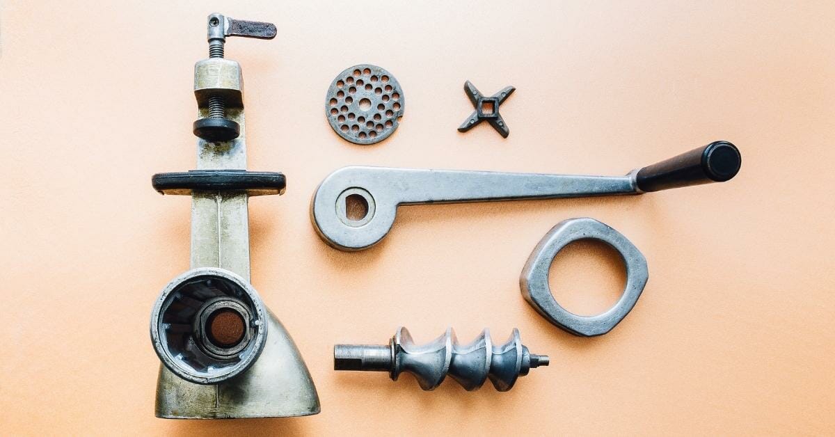 how to clean rust off meat grinder