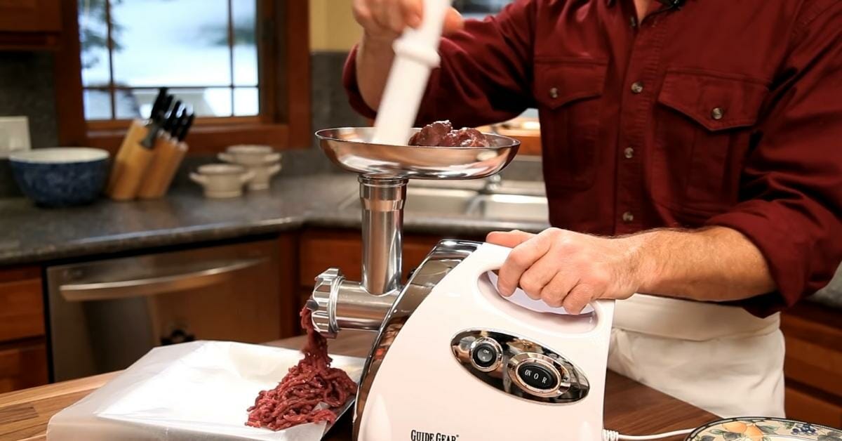 how to use electric meat grinder