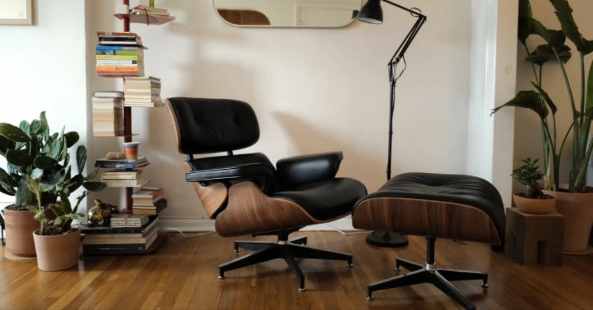 eames lounge chair and ottoman replica