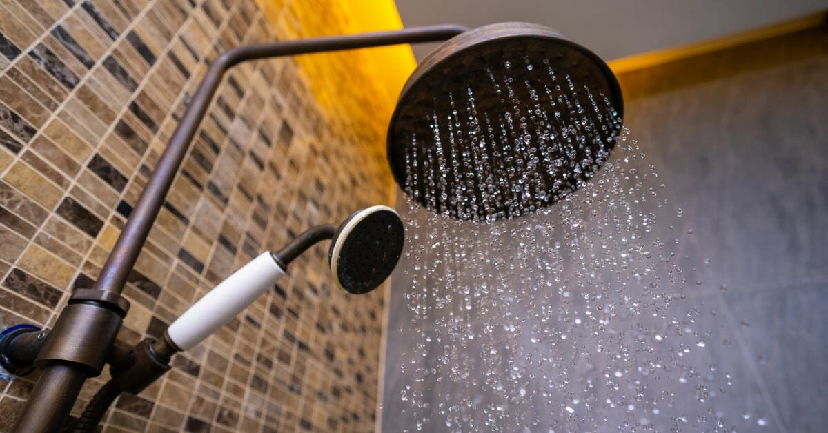 rain shower system with handheld