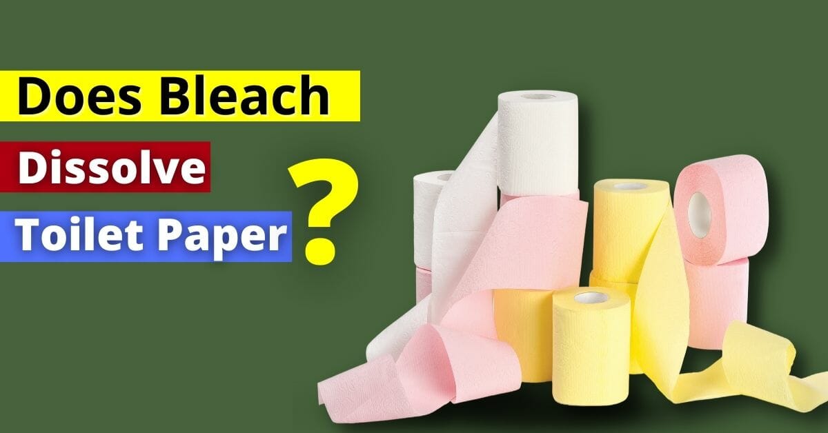 Does Bleach Dissolve Toilet Paper?