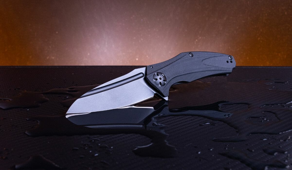 Folding Knife with a Blade