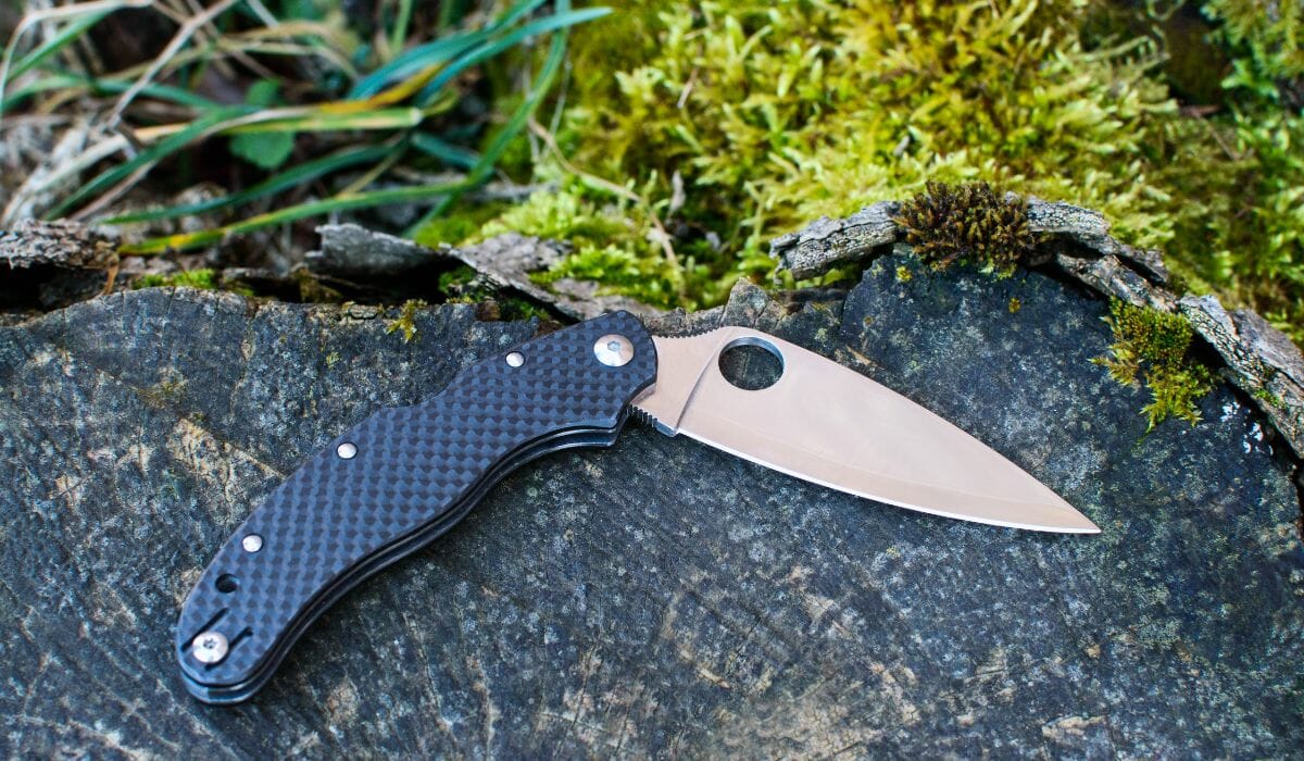 Folding Knife with a Blade