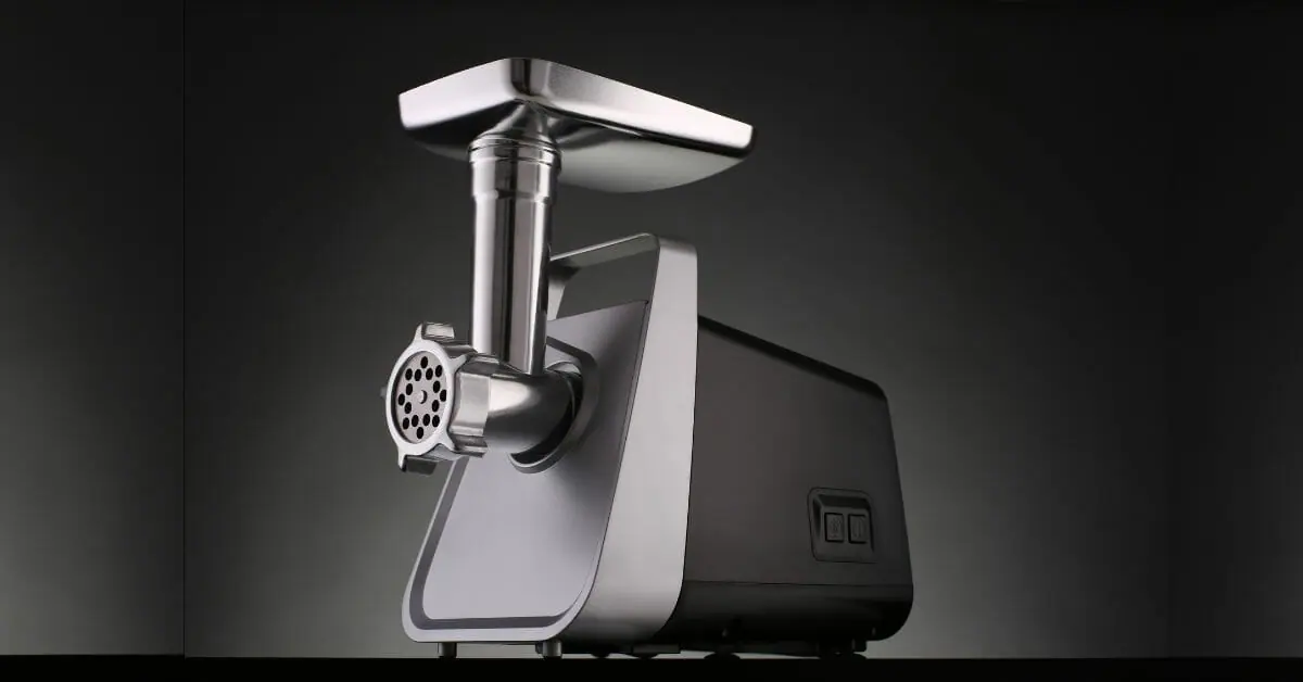 how does an electric meat grinder work