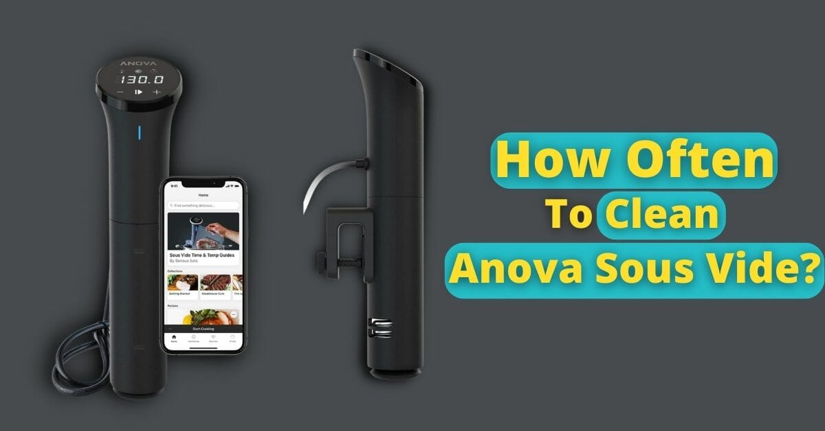 how often should you clean anova sous vide