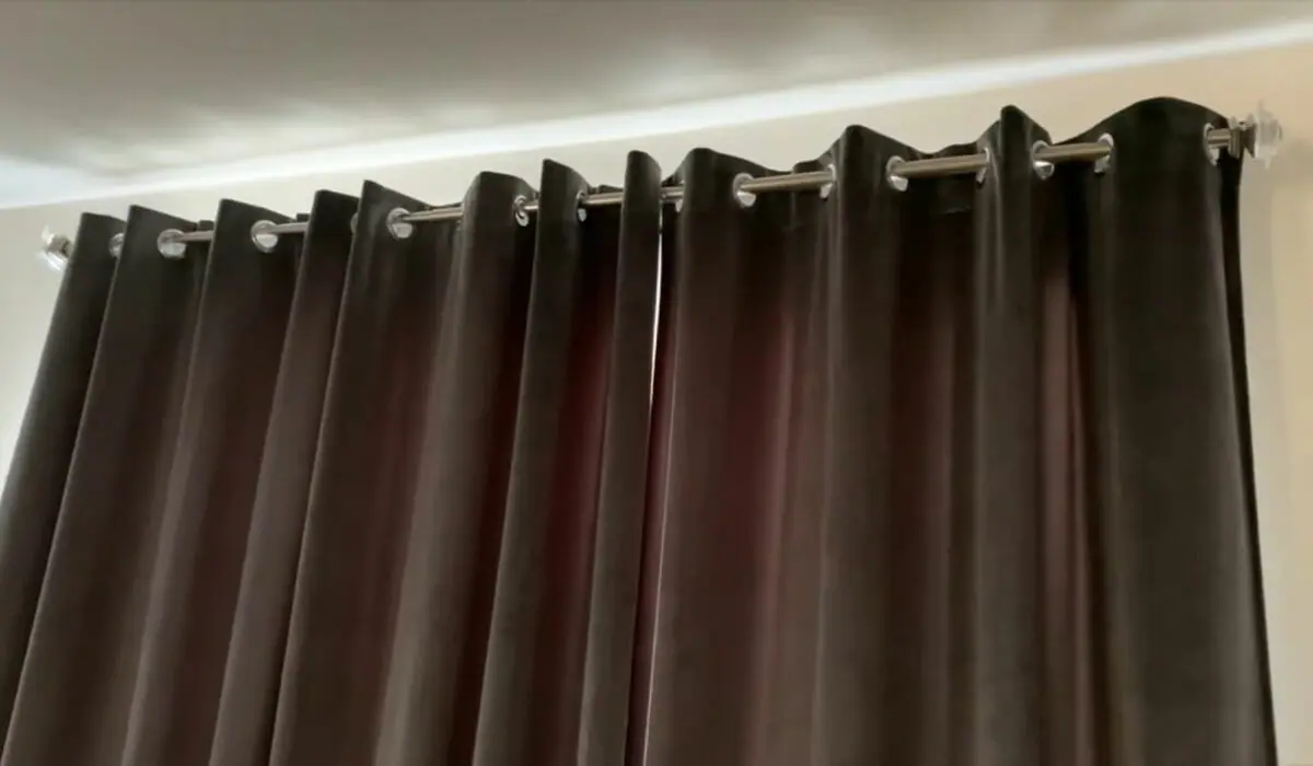 How To Drape Curtains over Blinds