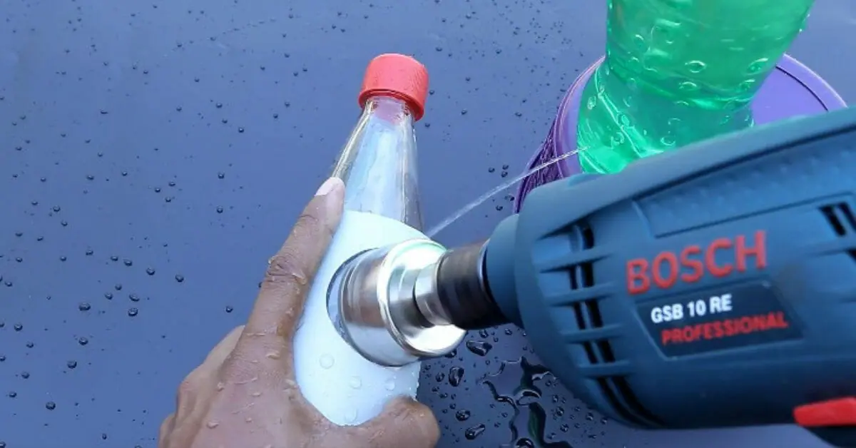 how to make a hole in glass without cracking it